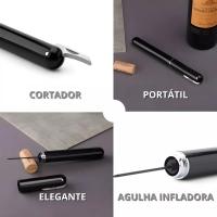 Bomba De Aire Portátil Para Abrevidrios Con Corte De Sellador - Fácil Remoción De Tapa Para Amantes Del Vino Material De Acero Inoxidable - details 4