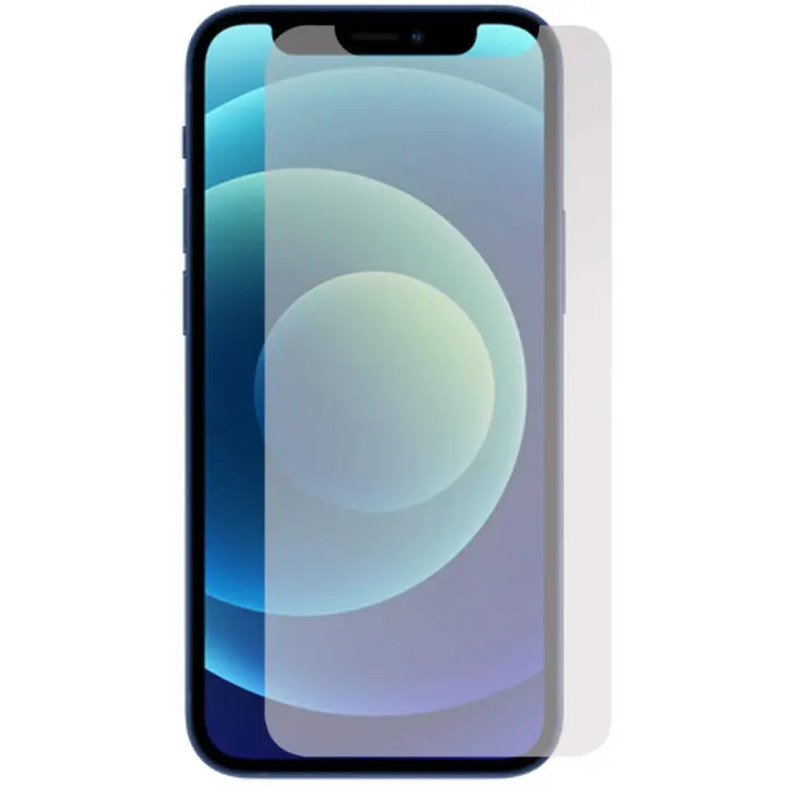 Actecom compatible Iphone 12 6,1" Protector de pantalla Cristal Templado 2.5D 9H (Case Friendly) - 1