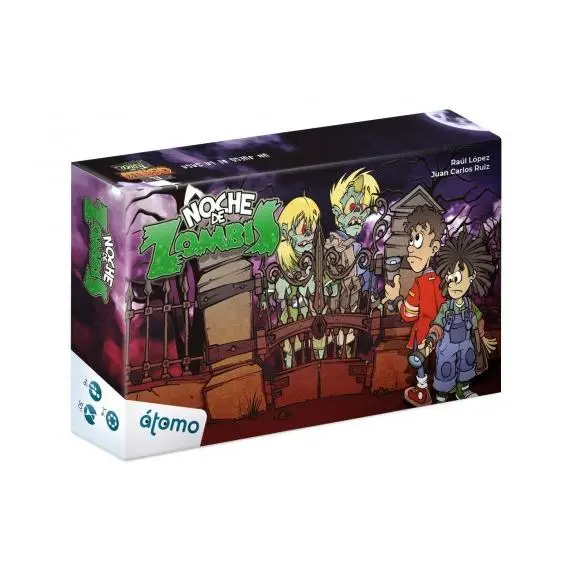 Noche de Zombis Juego de Mesa de Atomo Games. Juego Cooperativo de la saga Castillo del Terror - 1