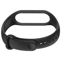 Ociodual Pulsera de Recambio Silicona Suave Flexible Compatible con Xiao Mi Band 7 6 5 Amazfit Band 5 Negra Correa Repuesto Brazalete Goma - details 3
