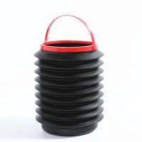 Cesta De Almacenamiento Multifuncional Plegable 4L Para Coche Con Tapa Contenedor De Basura Portátil Para Cocina Y Hogar - details 4