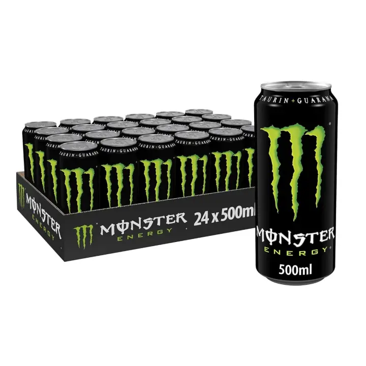 Monster Energy Nacional VERDE ORIGINAL 500ML bebida energeticas caja 24 unidades - 1