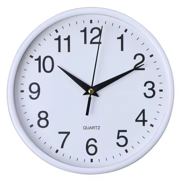 Inicio Salón Reloj de Cocina Redondo 8 pulgadas Hotel Decoración Digital Reloj Simple - 1
