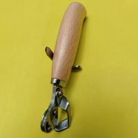 Cuchillo De Talla De Cuero Profesional Con Mango De Madera Herramienta Portátil Para Trabajos De Cuero DIY Iniciante - details 7