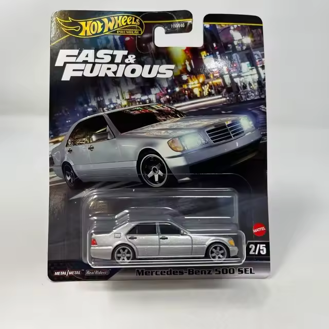 Hot Wheels Premium Fast & Furious Mercedes Benz 500 SEL - 1