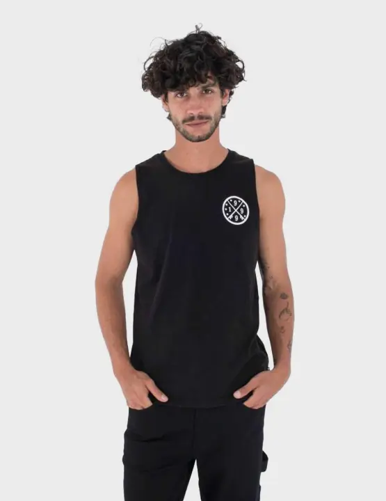 Hurley Sider Bp camiseta negra para hombre - 1