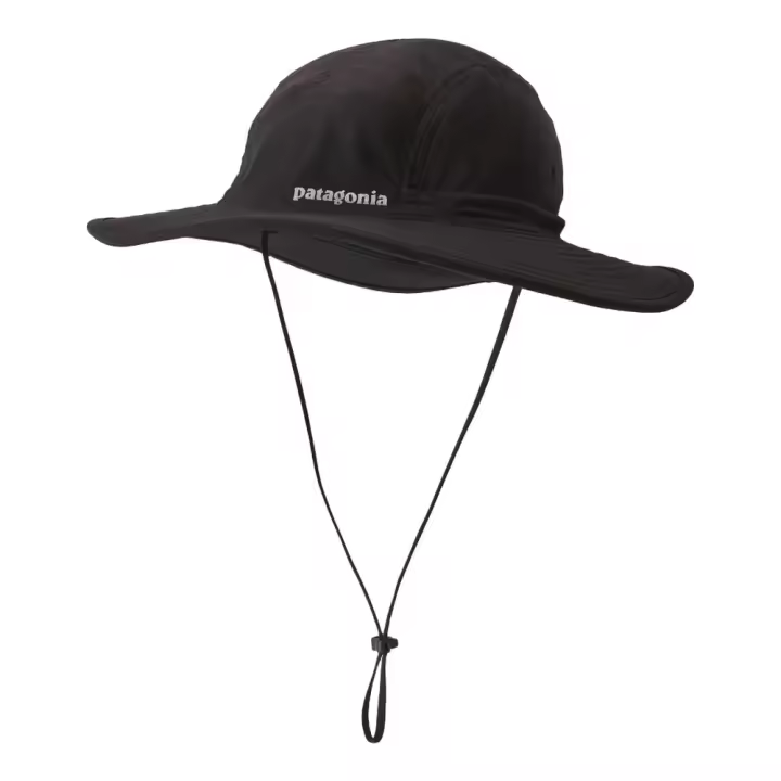 Gorro Negro Patagonia Quandary Brimmer Black con Banda de Absorción - 1