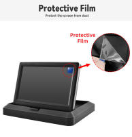 Monitor De Coche Plegable KTYDKP Con Entrada De Video Bidireccional Para Cámara De Retrovisora De Parqueo Y Reversa Pantalla TFT De 5 Pulgadas - details 6
