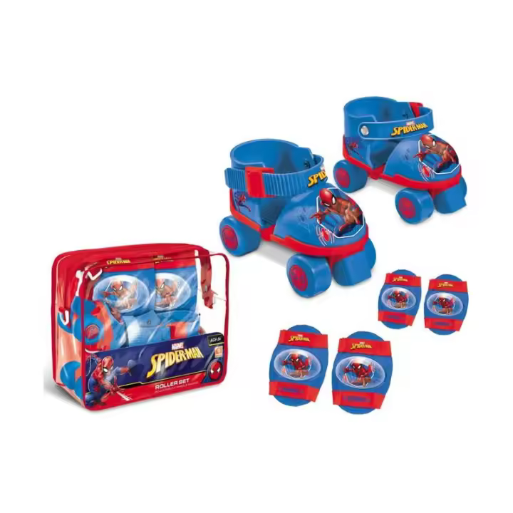 PATINES SPIDERMAN Y RODILLERAS +CODERAS 18390 - 1