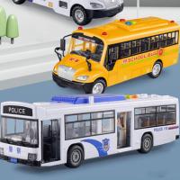 Coche De Policía Inercial Para Niños Modelo De Autobús Con Luz Vehículo De Juguete Para Boys Y Girls Regalos Para Cumpleaños - details 5