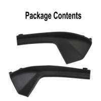 Panel Decorativo De Hoja Para Nissan Tiida 05-10 Placa Guía De Bordado Inferior Del Parabrisas Material TPE Color Negro - details 2