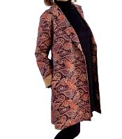 Chaqueta boho chic estampada, abrigo primavera con bolsillos, estiloso y favorecedor Le Côté Chic - details 1