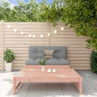 vidaXL Juego de muebles de jardín 2 piezas madera maciza en color Pino blanco/Douglas natural/Pino natural y más | almacenamiento funcional diseño moderno para baño dormitorio sala - details 1