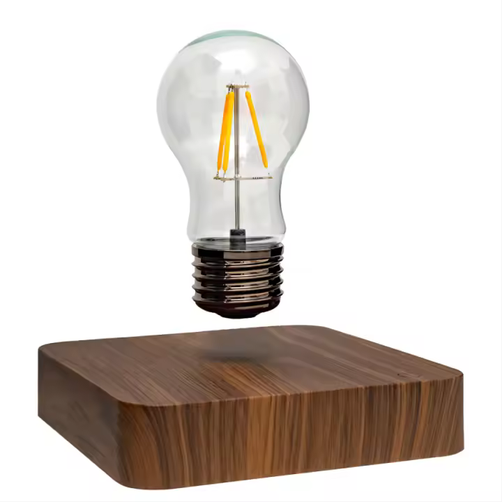 Lámpara De Mesa Magnética Levitación Con Bombilla LED Creativa Iluminación Nocturna Para Decoración De Oficina Y Hogar Regalo De Cumpleaños Novedosa - 1