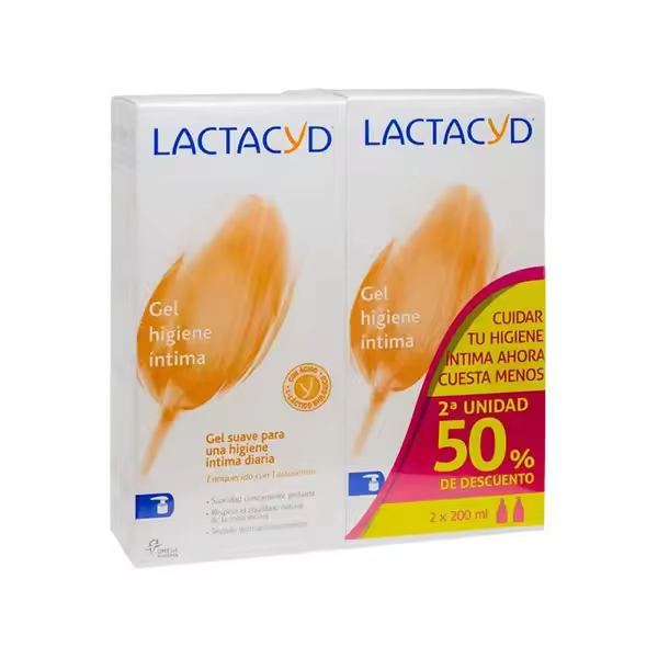 LACTACYD GEL HIGIENE INTIMA USO DIARIO 2 X 200 ML - 1