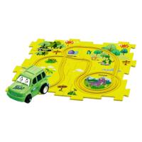 Juego De Rompecabezas Con Vagón De Ferrocarril DIY Interacción Padres-Hijos Juego Educativo Para Niños Edad Recomendada 0-12 Años Material Plástico - details 1