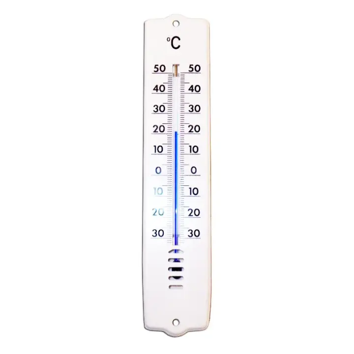 Pluvia termometro 101032  207x44 mm plastico blanco 81603 - 1