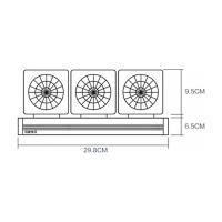 Refrigeración de acuarios, refrigerador de aire para acuarios, refrigeración de acuarios Marinos with 3 ventiadores - details 2