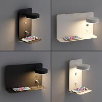 Lámpara De Pared LED Moderna Y Sencilla Para Dormitorio Luz Nocturna Con Carga USB Para Móvil Lámpara De Noche Para El Lecho - details 9