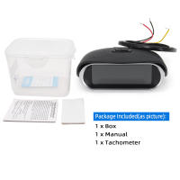 Medidor De RPM Para Coche Y Motocicleta LCD Digital Tachímetro Automóvil Con Capacidad Para 1-10 Cilindros 12/24V 0-9999 RPM Medidor De Velocidad De Motor - details 5