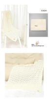 Mantas de Algodón tejadas para Bebe, cochecito para recién nasido, envoltura para envolver, Fashion a Cuadros sólidos, ropa de Cama para Niño y Niña, colcha calada de - details 12