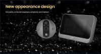 Timbre inalámbrico con video WiFi, Tuya 1080P, timbre electrónico inteligente inalámbrico con video WiFi, monitoreo HD, intercomunicador bidireccional para teléfono móvil - details 3