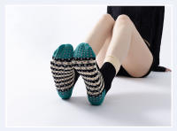 Calcetines De Moda Con Rayas Para Mujer Anti-derrapantes De Yoga Pilates Fitness Colorido Deportivo Tubo De Baile En El Suelo - details 7