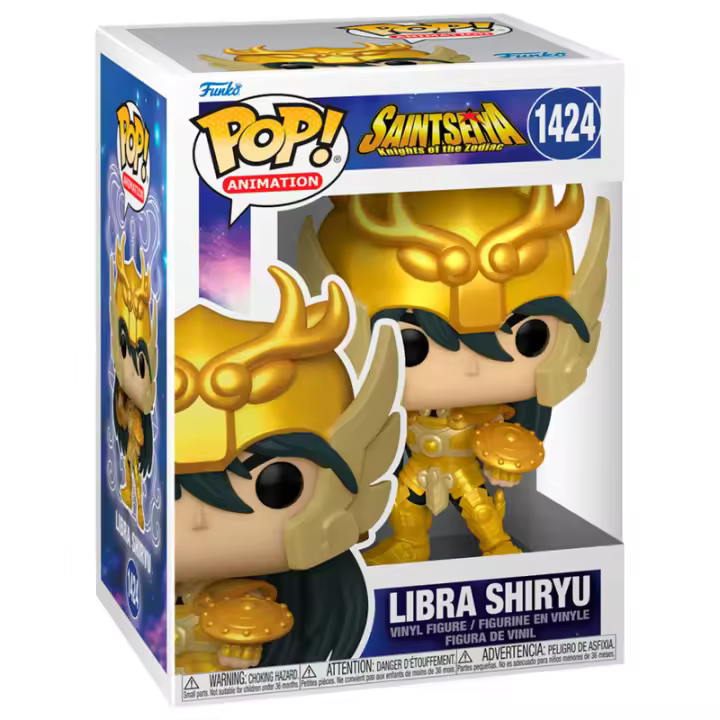 Figura Pop Saint Seiya Knights Of The Zodiac Libra Shiryu-Figura de Vinilo Coleccionable - Idea de Regalo- Mercancia Oficial - Juguetes para Niños y Adultos - Movies Fans - Muñeco para Coleccionistas y Exposición - 1