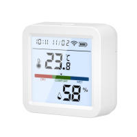 Sensor De Temperatura Y Humedad Inteligente ZigBee Tuya Con Pantalla LCD Iluminada Compatible Con Google Assistant Necesita Hub Tuya Zigbee - details 19