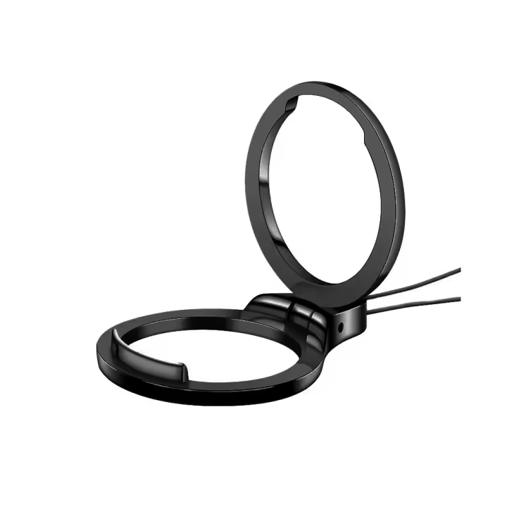 Soporte Universal Para Móvil Con Anillo Y Correa De Dedo 360 Grados 2 En 1 Soporte Metálico Para Teléfono Y Correa De Colgador - 1