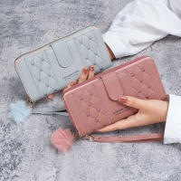 Cartera Larga Para Mujer 2024 Nueva Moda Sencilla Con Cierre De Cremallera Gran Capacidad Bolso Clutch Bolsa Para Móvil Cartera De Tide - details 10