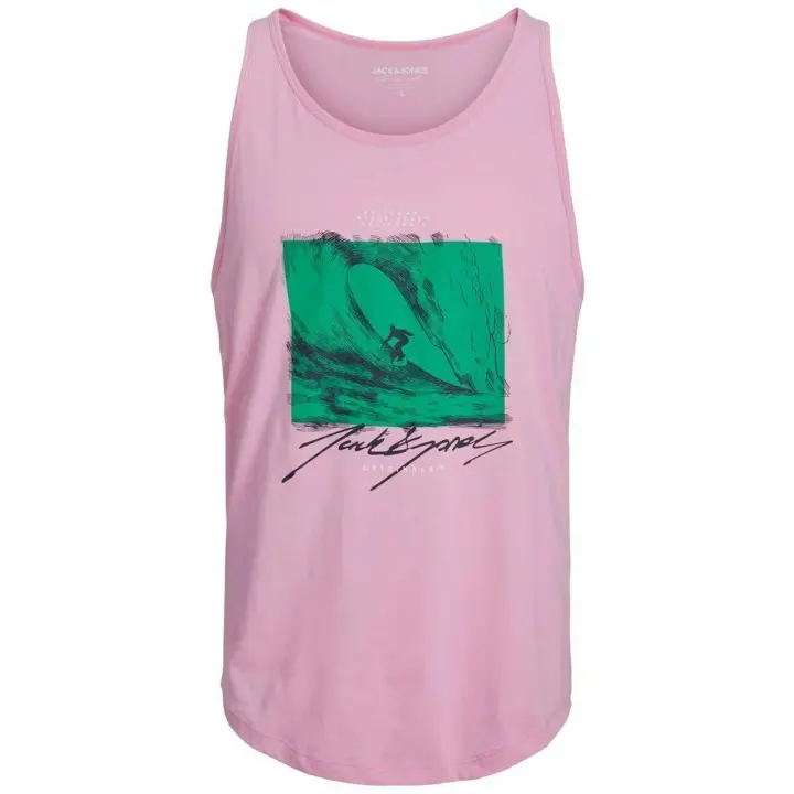Camisetas Tirantes marca Jack & Jones modelo 12234227-Pink para hombre en color rosa - 1