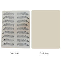 Hoja De Práctica Para Cejas Con Latex Uso Doble Para Diseño De Cejas Y Tatuaje De Cabello Permanente Accesorio De Tatuaje - details 3
