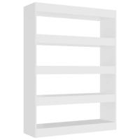 vidaXL Estantería/divisor de espacios 100x30x135 cm Blanco, Negro, Roble Sonoma Mueble Almacenaje Estantería para Oficina, Estudio, Dormitorio Estantería/Librería/ mueble de Almacenamiento - details 4