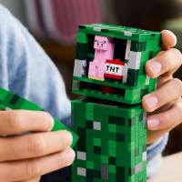 LEGO Minecraft El Creeper Figura Articulada con Compartimento Oculto, Cerdo y Dinamita Lego 21276 - details 3