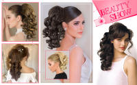 Extension De Cabello Sintético 12" Clip En Cola De Caballo Rizada Corta Para Mujeres Negras Clavija De Mandíbula Peluca De Textura Curva Para Uso Diario - details 1