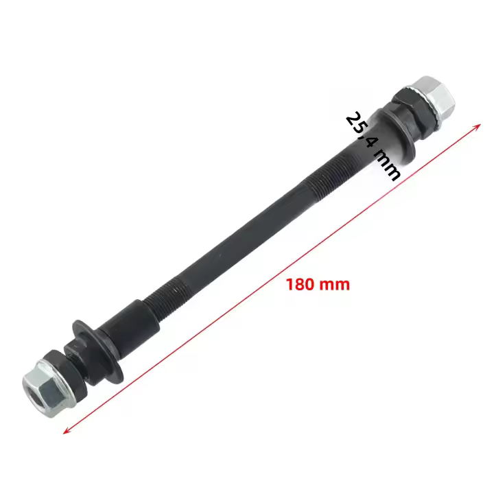 1 Pieza De Repuesto Para Bicicleta Hub De Rueda Frontal Y Trasera Metal Spindle Eje Sólido Para MTB Ciclismo Accesorios De Repuesto - 1