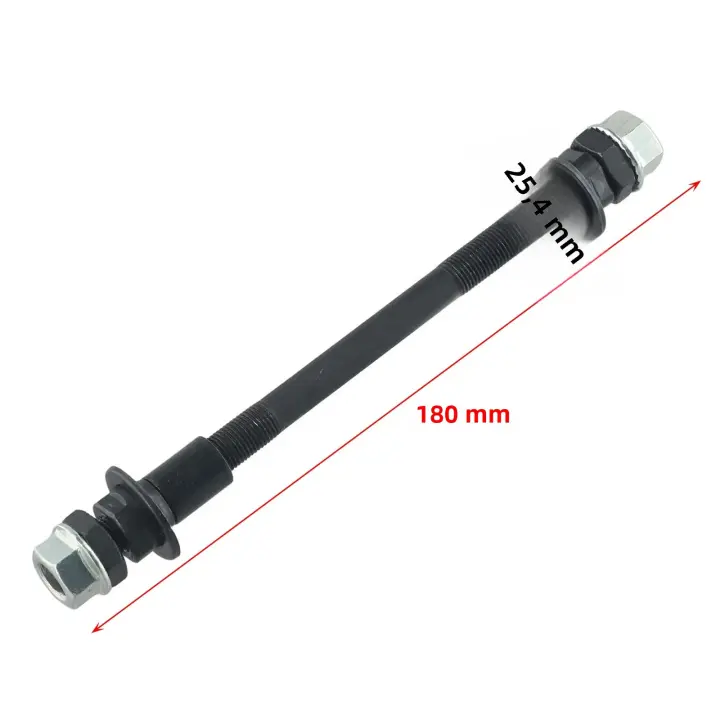 1 Pieza De Repuesto Para Bicicleta Hub De Rueda Frontal Y Trasera Metal Spindle Eje Sólido Para MTB Ciclismo Accesorios De Repuesto - 1