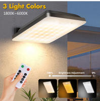 Luces Solares Exteriores Con Batería De 6000mAh Y Luz De 1200LM Seguridad Con Control Remoto IP65 Impermeable 4 Modos Luz Solar De Movimiento - details 4