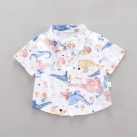 Conjunto De Verano Para Bebé Boys Camisa De Dibujos Animados Y Shorts 2 Piezas Ropa Infantil Casual De Dos Piezas Traje Para Niños Recién Nacidos - details 5