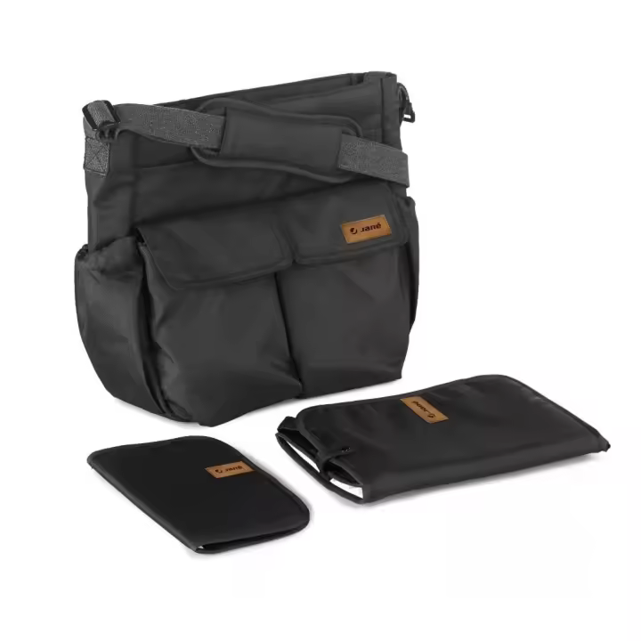 Bolso Maternal Jané Mama Bag T62 Black incluye cambiador y portadocumentos - 1