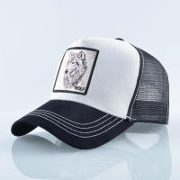Gorro De Béisbol De Moda Con Bordado De Lobo Snapback Hip Hop Gorro De Campero Transpirable Para Hombres Y Mujeres Protección Solar Para Exterior - details 13