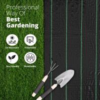 Malla Anti-Plantas Geotextil Para Control De Malas Hierbas Suelo Permeable Para Riego Juego De Cubiertas Agrícolas Para Invernadero - details 2