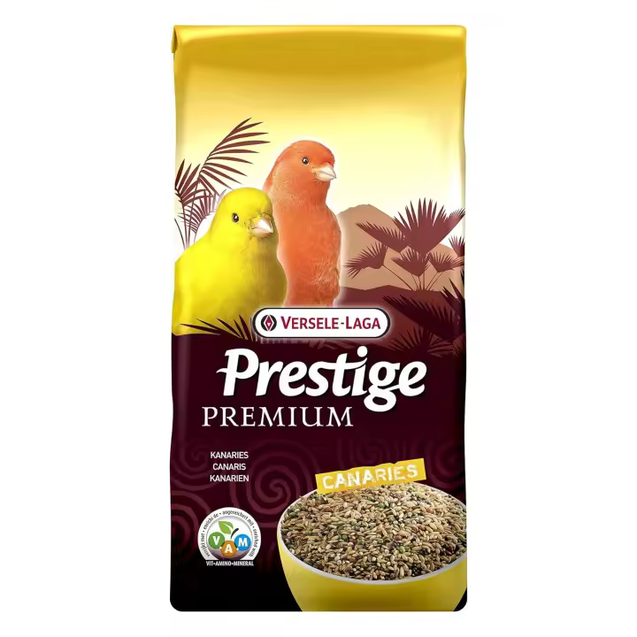 Mixtura canarios prestige premium 20Kg - Versele Laga - Semillas para pajaros enriquecida con vitaminas, aminoacidos y minerales - 1