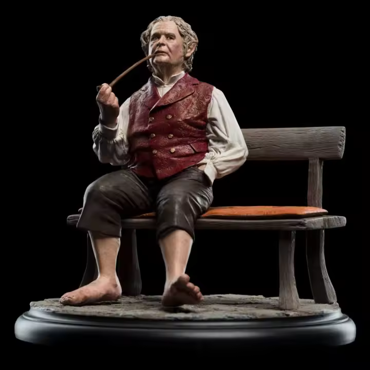 El señor de los anillos estatua bilbo baggins 11 cm - 1