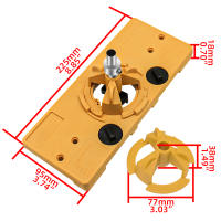 Juego De Guía De Taladro Para Resquicio Oculto De 35MM Estilo Taza Herramienta De Localización De Agujeros Para Madera - details 1