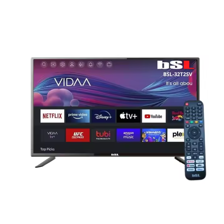 BSL-32T2SV VIDAA SMART TV 32 Pulgadas | WIFI RJ45 | Hd1366x720p | USB | DVBT2/S2/C | Youtube Netflix Disney + Dazn Prime | HDMI - 1
