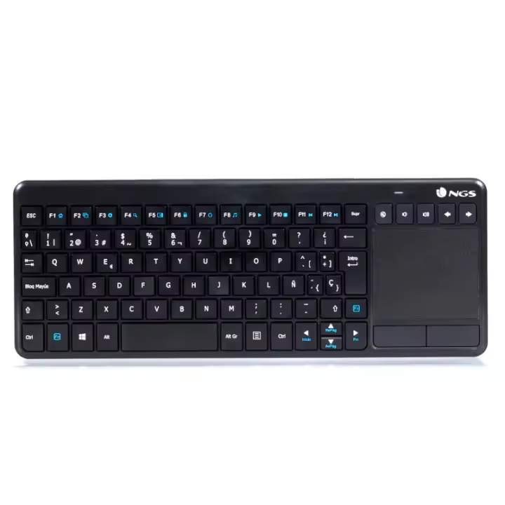 NGS - TV Warrior teclado RF inalámbrico QWERTY Negro TVWARRIOR - 1