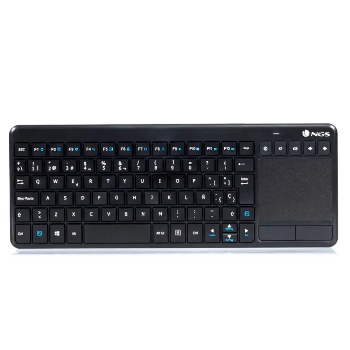 NGS - TV Warrior teclado RF inalámbrico QWERTY Negro TVWARRIOR - 1