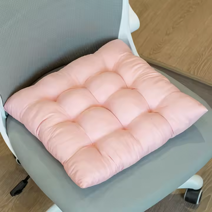 Cojín De Silla Grande Cuadrado Con Amarras Ultra Suave Y Cálido Para Niños Nido De Lectura Cojín De Piso Cómodo JAF002 - 1